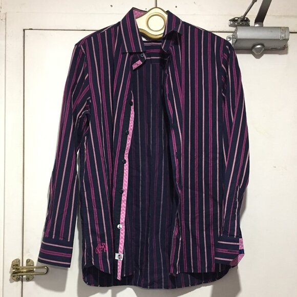 VINTAGE JOHN LENNON STRIPED SHIRTS SIZE S - Picture 2 of 8